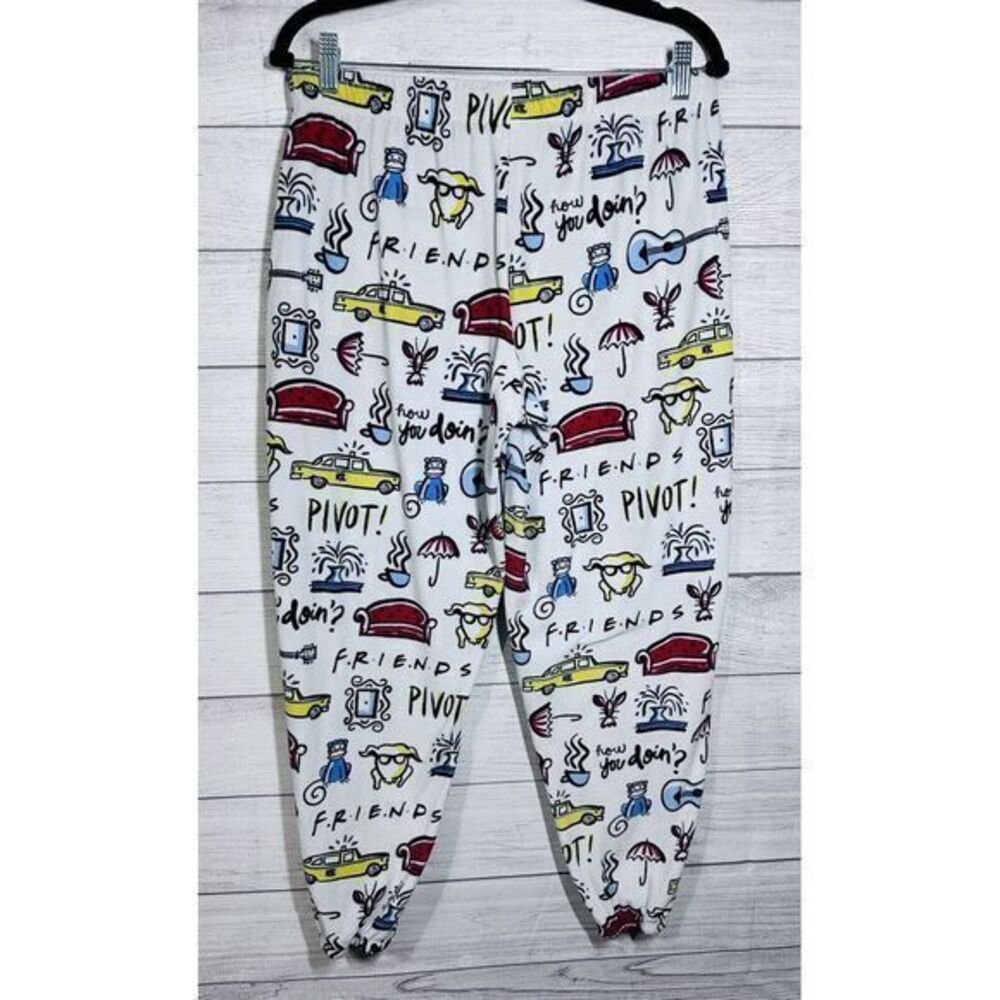 F.R.I.E.N.D.S Television Series Soft Sleep Pajama Pants Joggers Sleepwear Medium - Picture 1 of 7
